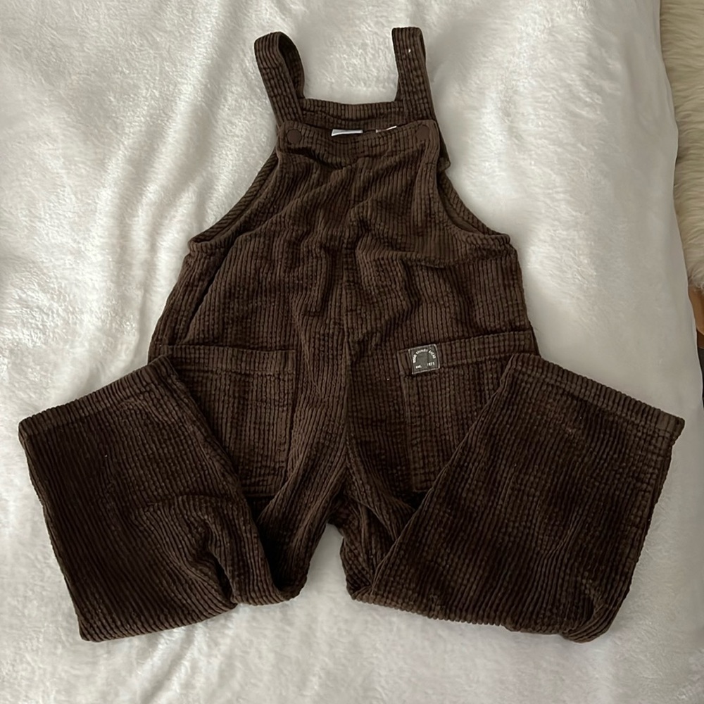 Kids corduroy brown Zara overalls
